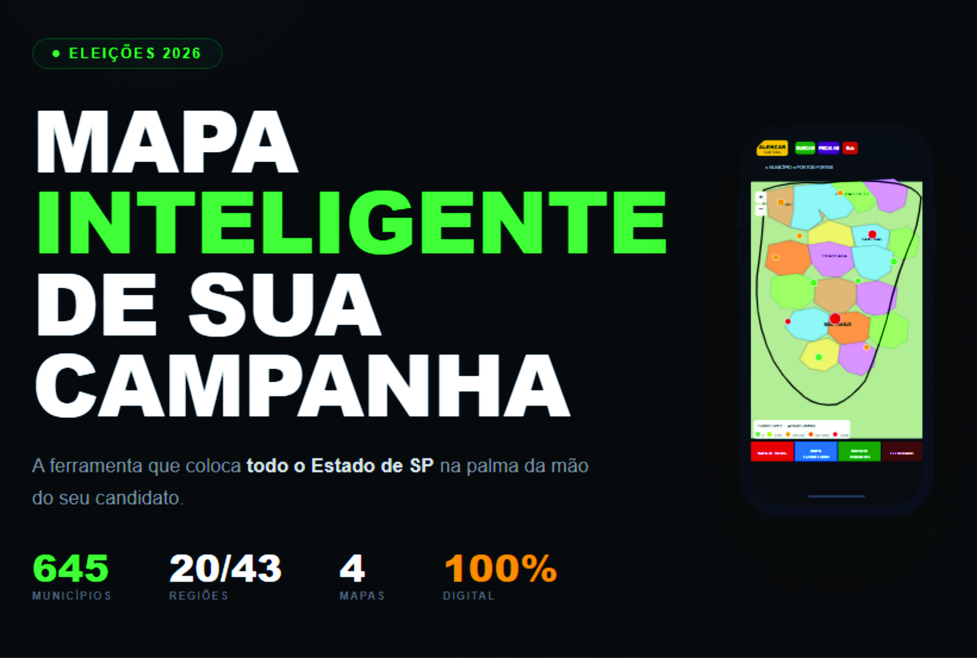 Mapa Inteligente de Sua Campanha